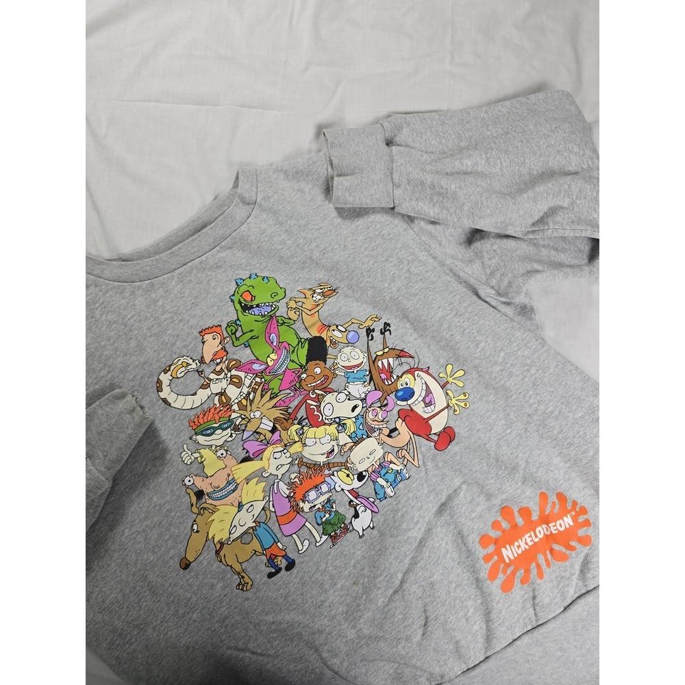 Nickelodeon Sweatshirt Mens Extra Large Crewneck‎ Graphic Rugrats Hey Arnold